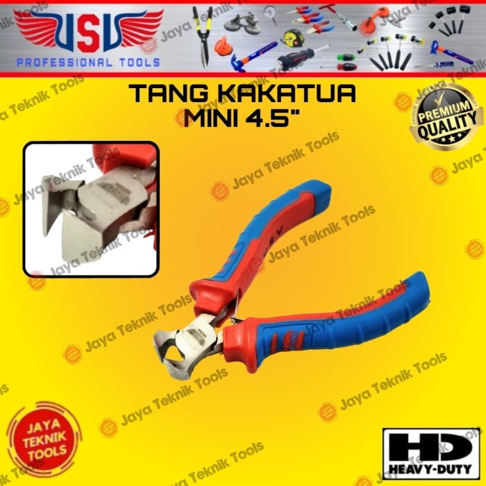 Promo Tang Kakatua Mini Vsv Gegep 4.5 Inch 4 Potong Kecil Kakak Tua Cutting