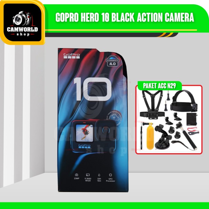 Terbaru Gopro Hero 10 Black / Go Pro Hero10 Black / Gopro Hero10 Promo Terlaris