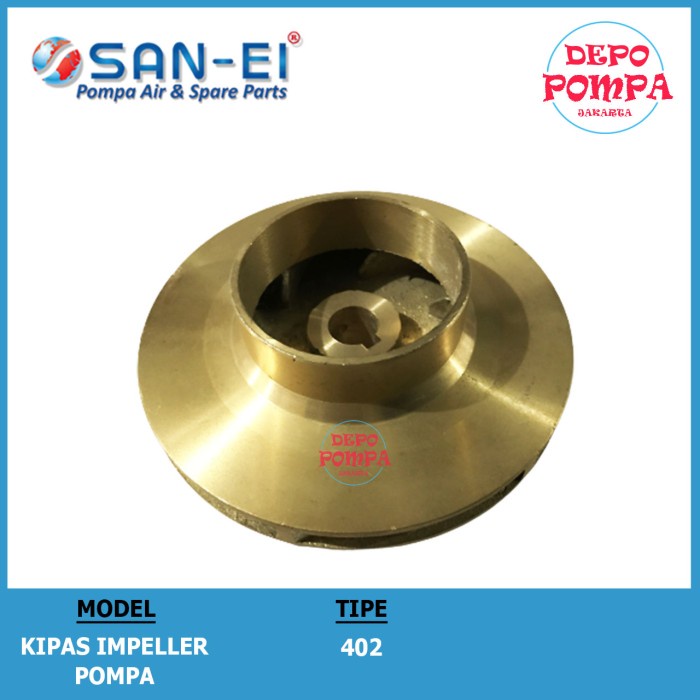 KIPAS IMPELLER 402 / IMPELLER KUNINGAN / IMPELLER POMPA IRIGASI