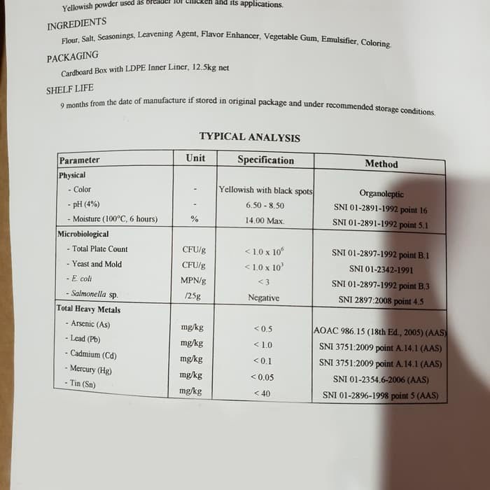 

Tepung Marinade / Marinasi Ayam 1Kg - Halal Kualitas Enak