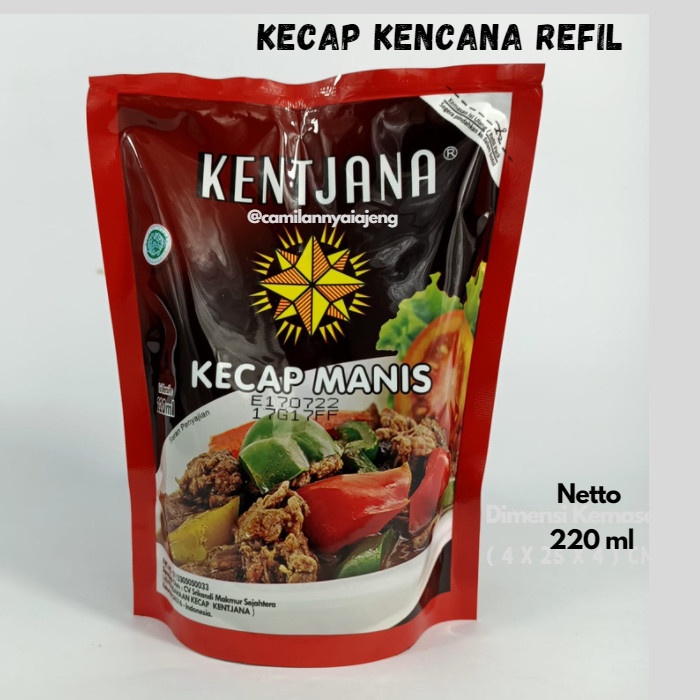

Kecap Kenjtana Kencana Manis Gurih Asli Khas Kebumen