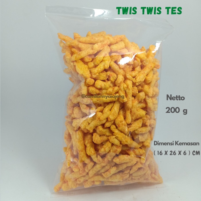 

Twistwis Jagung Panggang Rasa Sambal Balado Tes Camilan Kiloan Curah