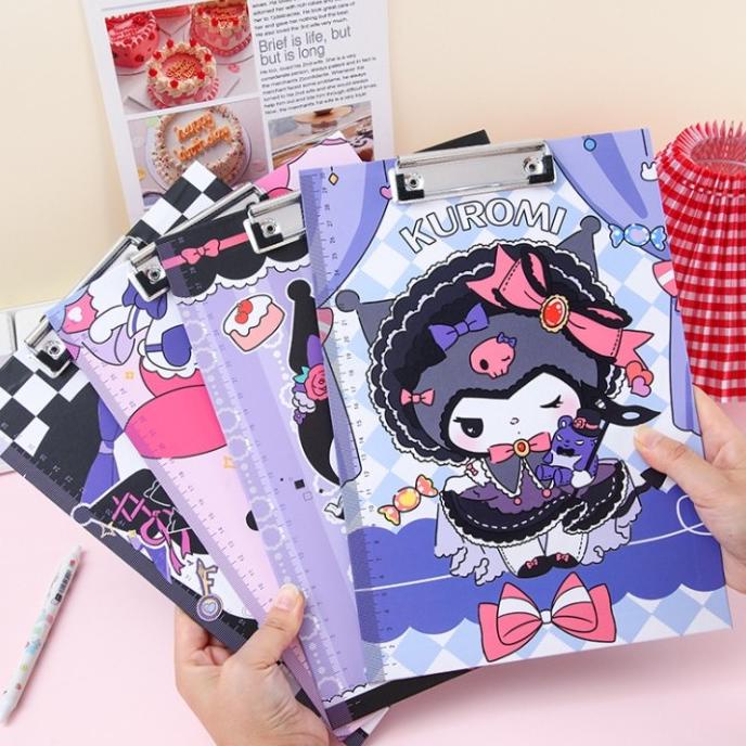 

Papan Jalan Ujian Sanrio Clipboard Karakter Kuromi Kode 7