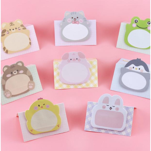 

Sticky Notes Fat Animal Memo Tempel Lucu Kode 1071
