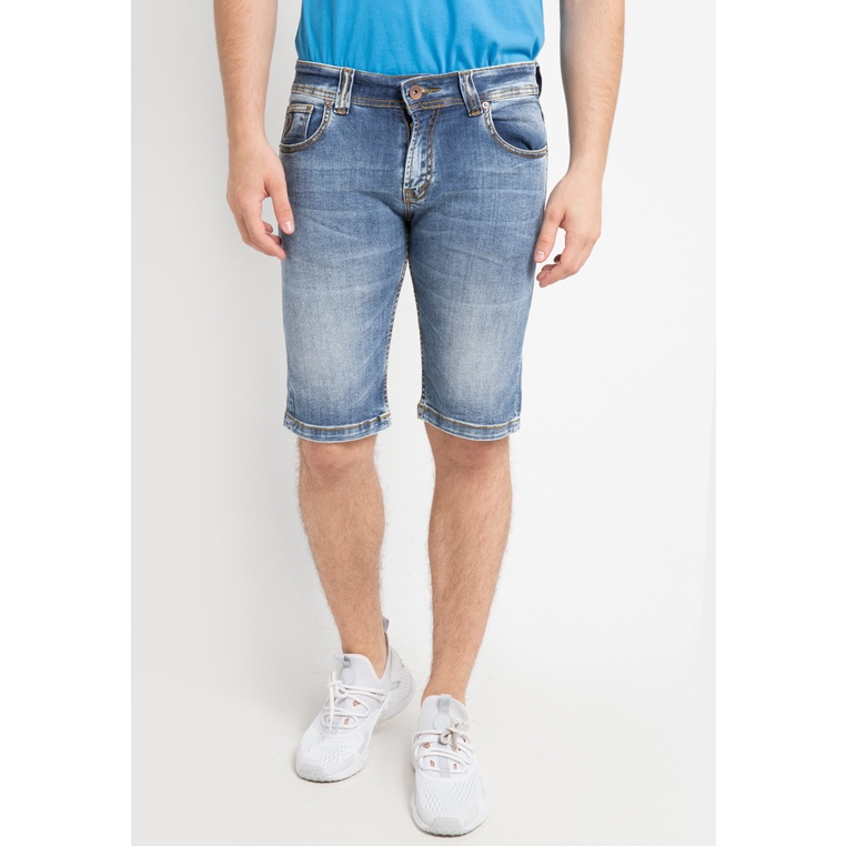 Celana Jeans Lois Original Pria Jins 2 kantong depan dan belakang Asli 100% Aesthetic Short Pants Denim Male Klasik