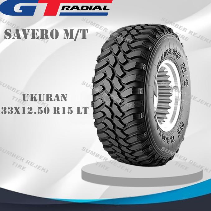 Kualitas terbaik] Ban Mobil GT Radial SAVERO MT 33x12.5 R15