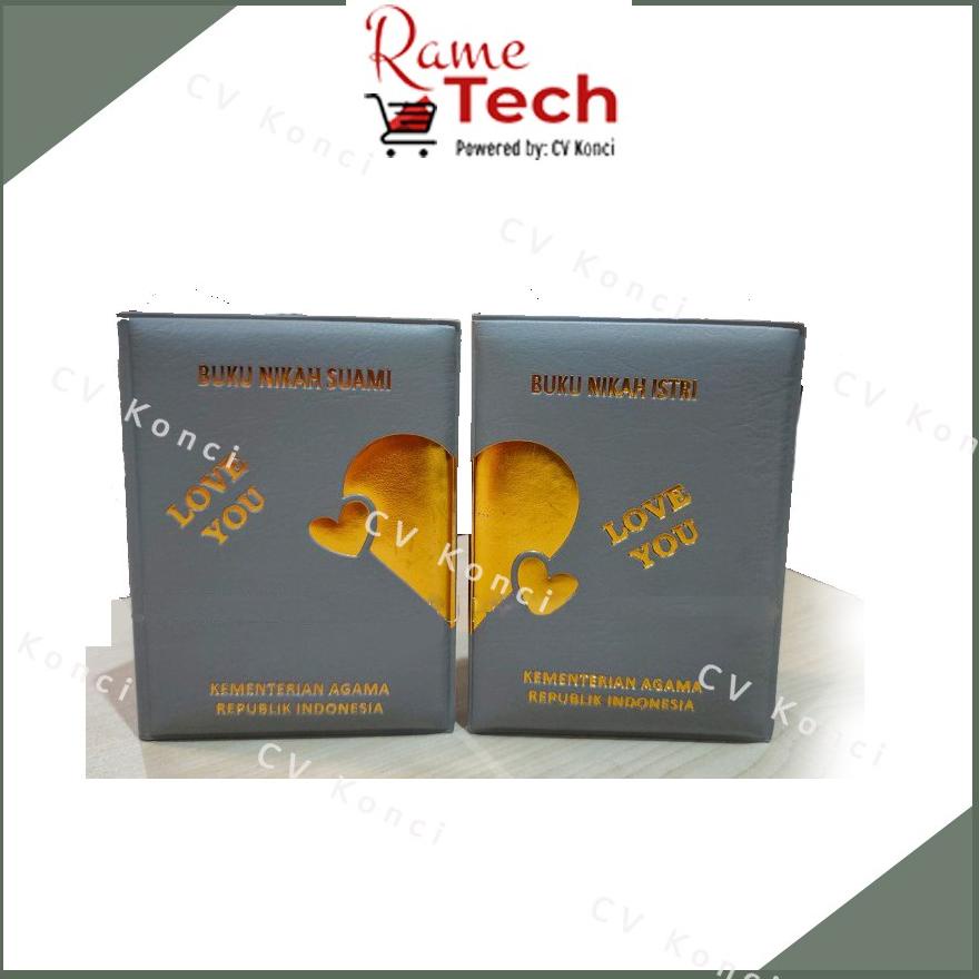 

Miliki 2 Pcs Sampul Buku Nikah Suami/Istri Hard Cover !!