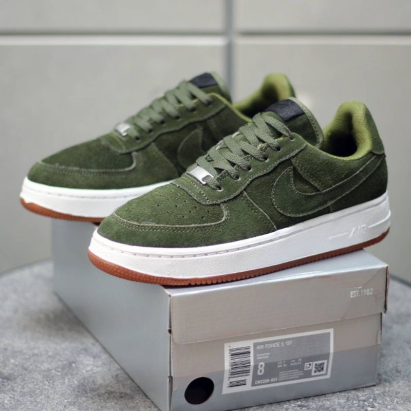 Sepatu Sneaker Nike air force 1 green