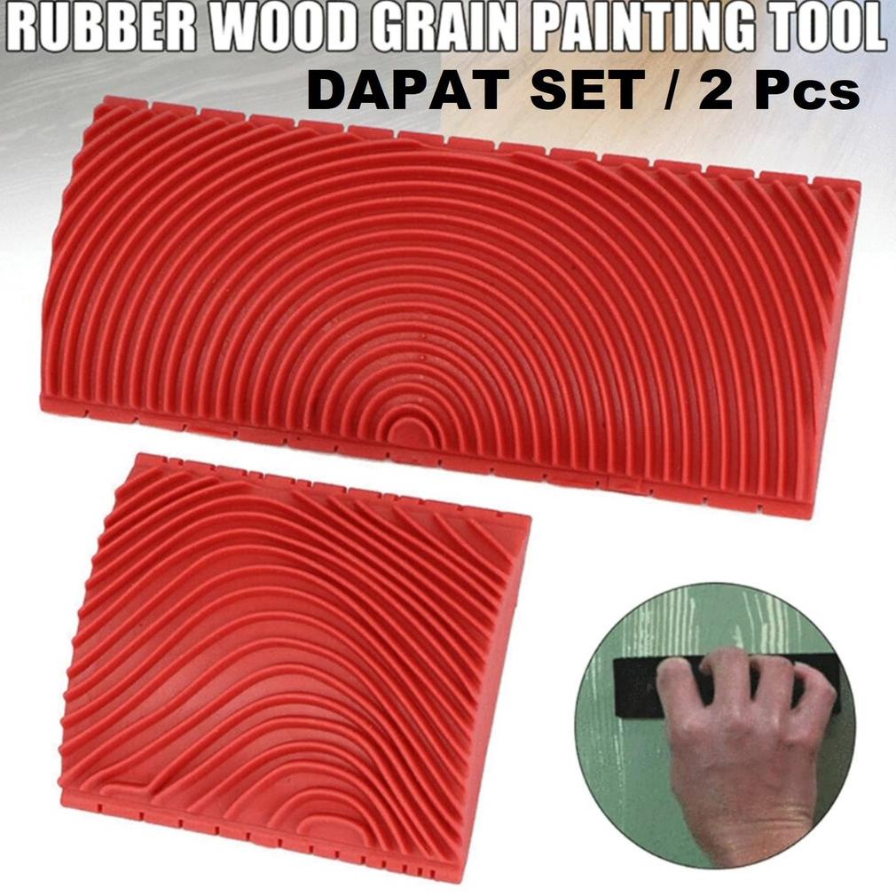 

Trendy KUAS CAT MOTIF KAYU KUAS KARET Rubber Wood Grain Wall Painting Pattern KUAS CORAK KAYU