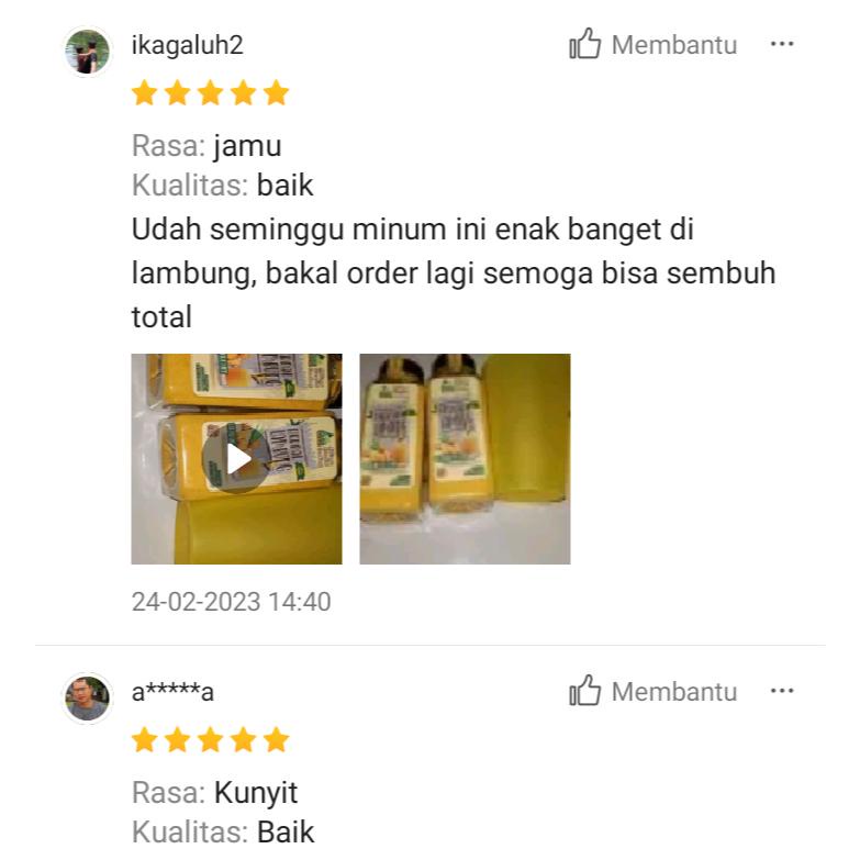 

Recomend Bubuk Biang Kunyit Jamu Asam Lambung Instan Obat Maag Kronis Herbal .,