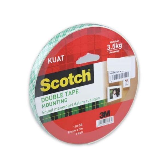 

Perekat Dua Sisi 5M | 3M Scotch Double Tape Mounting 12 Mm