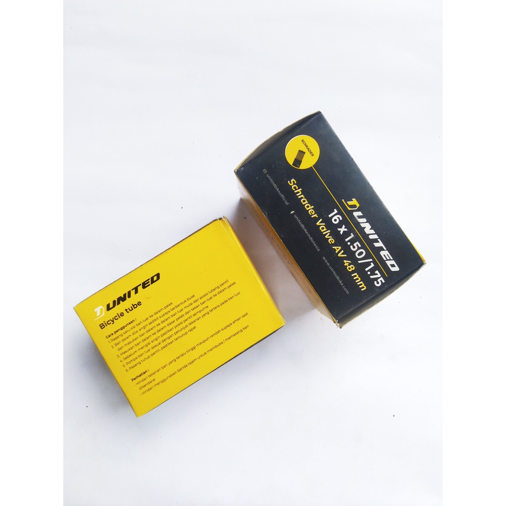 Bisa COD Ban Sepeda BMX United 16 X 1.50 48mm Schrader Untuk Ukuran 16 United Terbaik