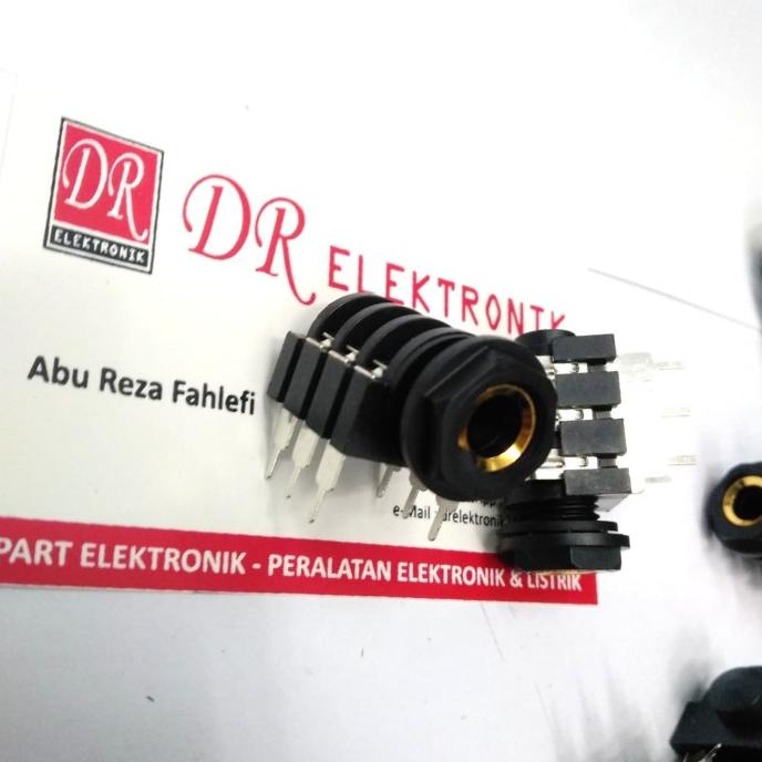 

Baru Soket Socket female cewe DC jak jack akai kelabang ulat bulu 6 pin pcb dre3