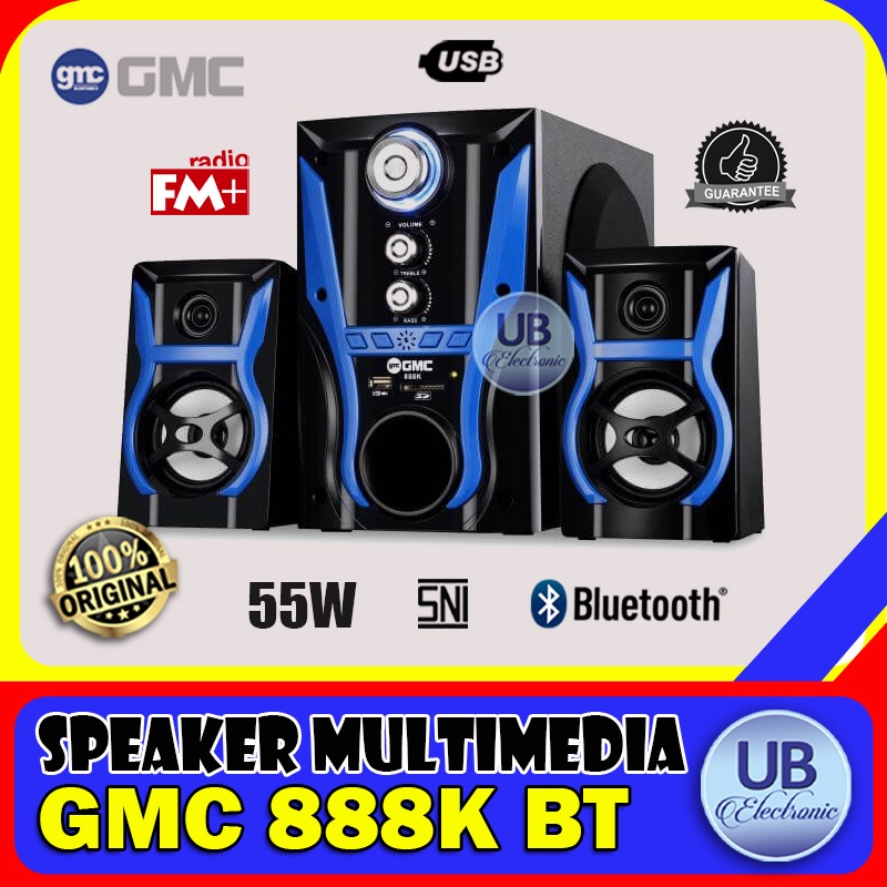 Speaker Aktif Gmc Bluetooth Speaker 888K Harga Ter