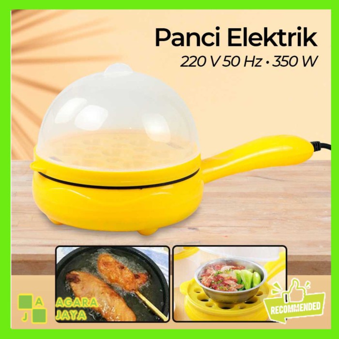 Promo Teflon/Wajan/Panci Listrik Serbaguna Pancake Egg Boiler Frying Pan