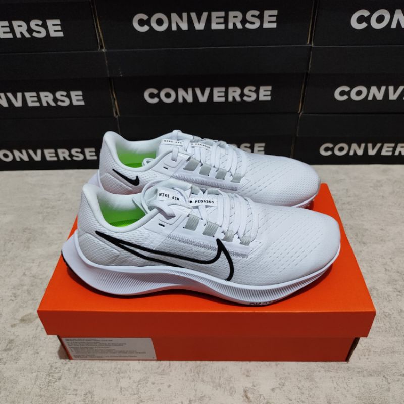 Nike Running AIR Zoom Pegasus 38 Men's - White/Platinum [CW7356100]