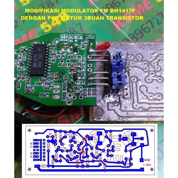 COD MUDULATOR Stereo Encoder Pemancar FM IC BH1417 / Digital Audio Transmi