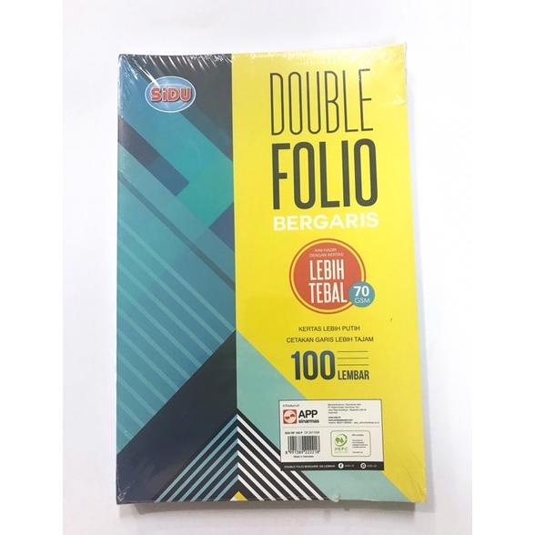 

Sale Double Folio Bergaris 100 Lembar Termurah