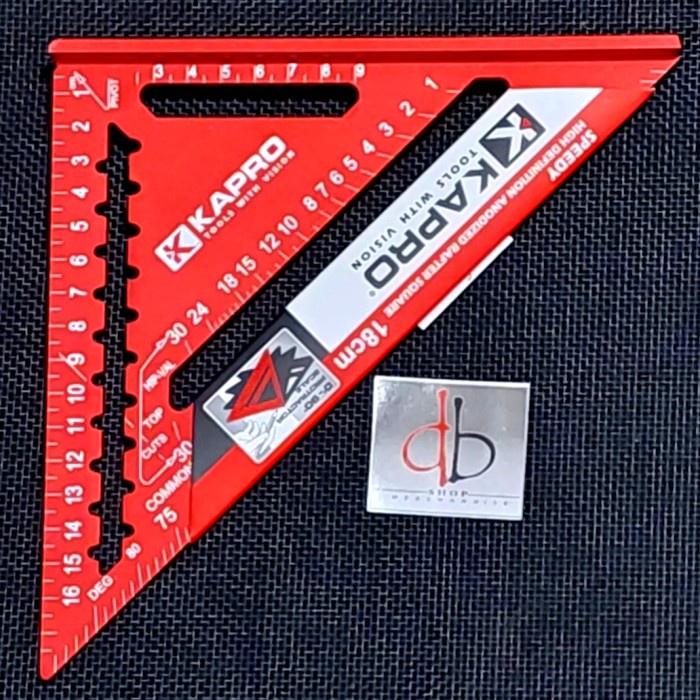 

Sarila Kapro 446 Speed Square 18Cm High Definition Anodized Rafter Square 7