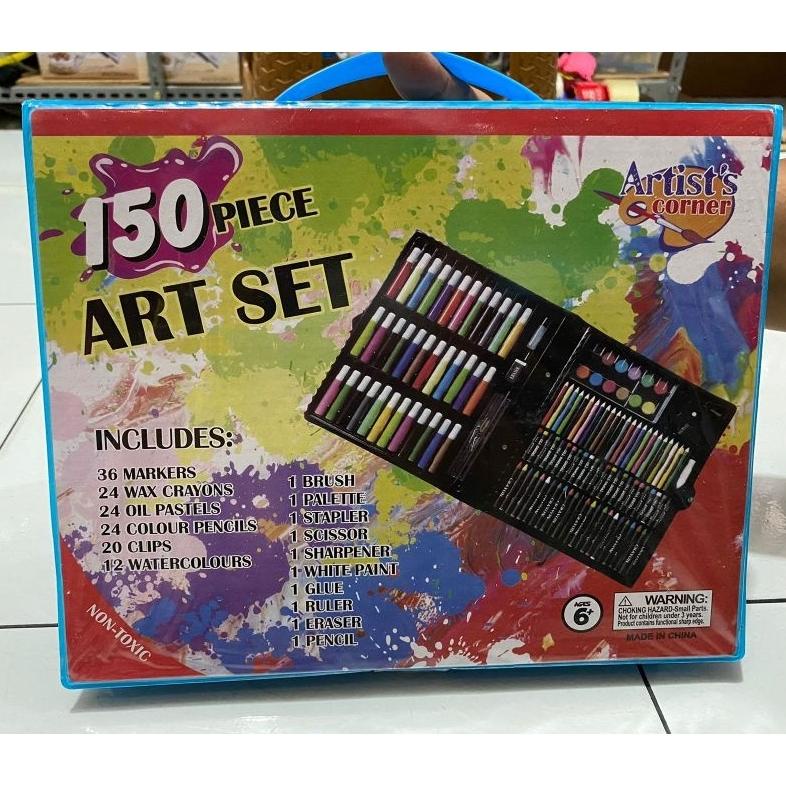 

Cod Alat Lukis Set 150 Pcs / Crayon Set 150 Pcs / Warna Khusus Hitam Original