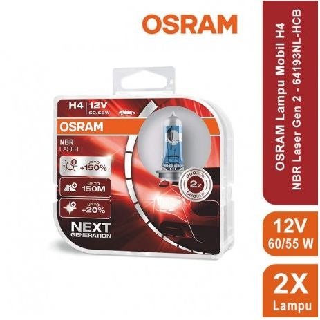 OSRAM H4 NBR Laser Next Gen Original 150m