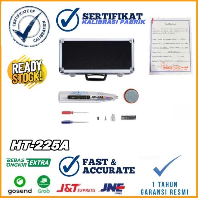 Concrete Test Hammer Ht-225A - Hammer Test Analog Ht-225 A Hammer Test