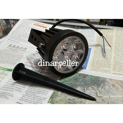 LAMPU LED 7 WATT TANCAP SOROT TAMAN / LUKISAN / DEKORASI TAMAN