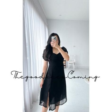 {natal} BIG SIZE M-XXXXL Dress Kanzia Dress Sabrina Natal Irise Wanita korea TERLARIS
