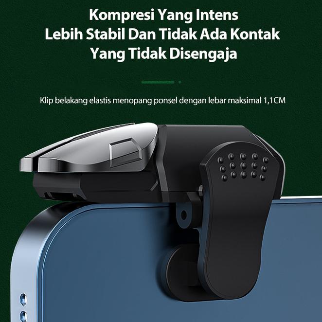 Berkualitas Ylv K10 Automatic Trigger Controller Gaming For Mobile Pho