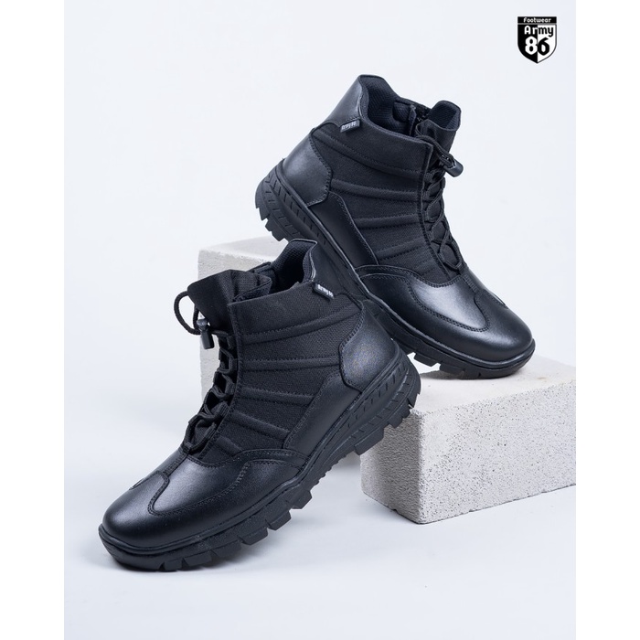 Army86 Sepatu Pdl Pendek Pria Kulit Ringan Cygnus