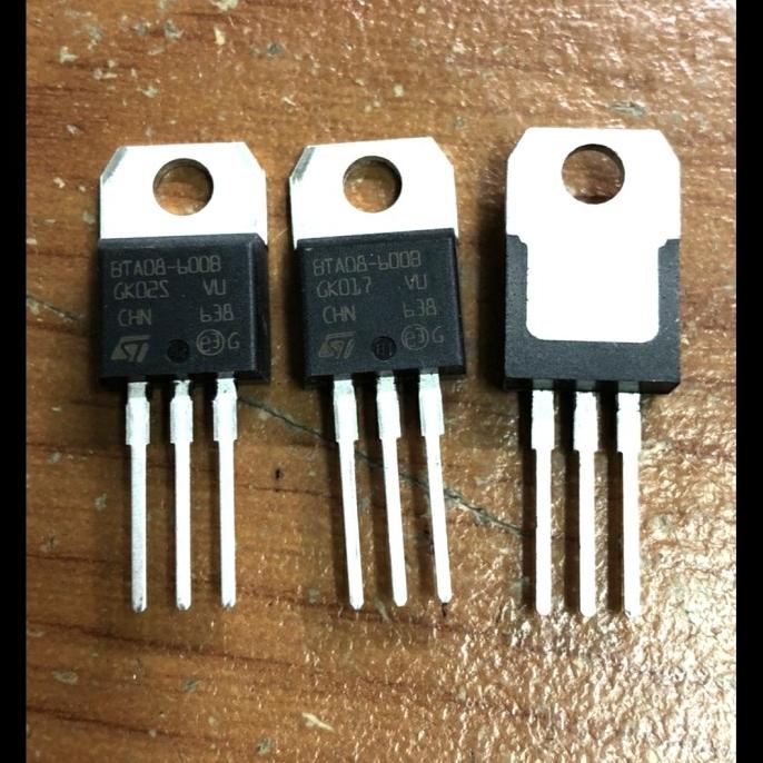 Diskon Transistor BTA08 BTA-08 600b TRIAC 8a 600 ST CHN Asli ori dre3 Juara
