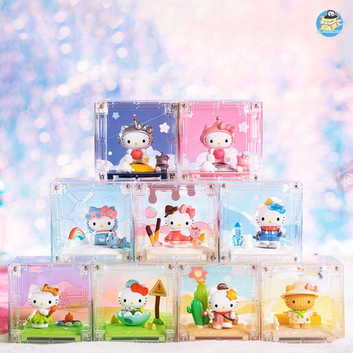 ✨Baru Moetch - Hello Kitty Fantastic Journey Series- 1 Set Isi 8Pcs Sealed Diskon