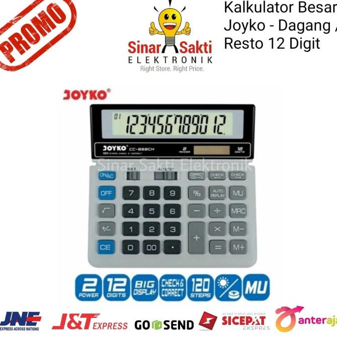 

^^^^^] Kalkulator Besar Joyko Check Dagang Resto Depot Warung 12 Digit Murah