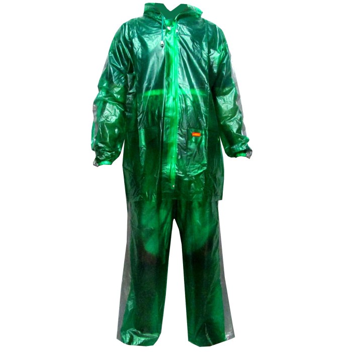 Elmondo Jas Hujan Genesis Jaket Celana - Hijau Tua Ready