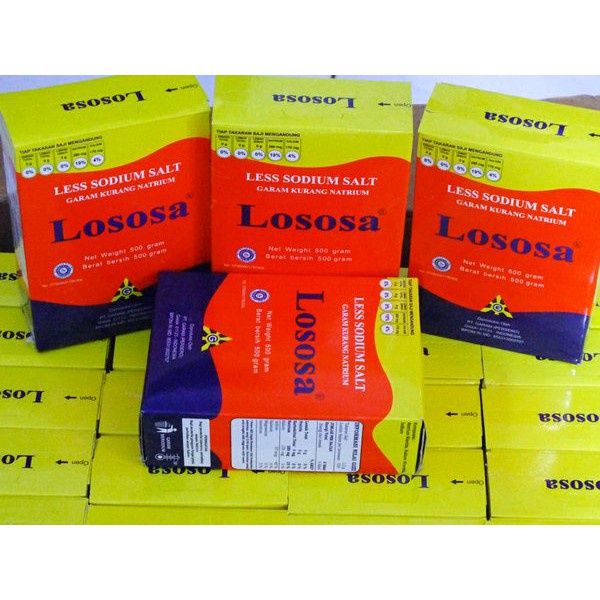 

Garam Lososa 500 G Garam Rendah Natrium Sodium