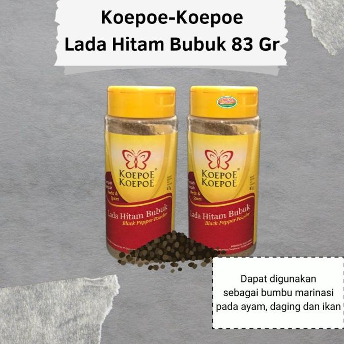 

monggo] KOEPOE KOEPEO LADA HITAM BUBUK 83 GR