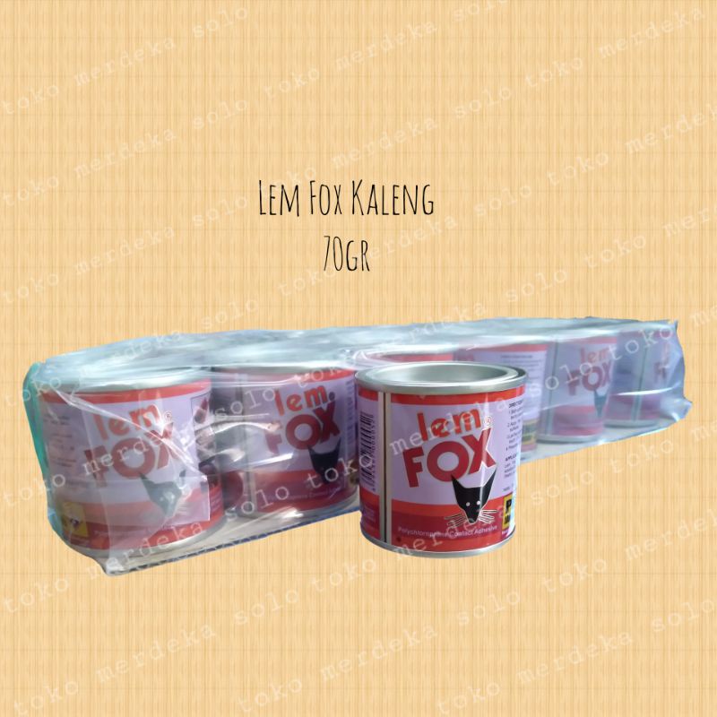 

Lem Fox Kaleng 70gr