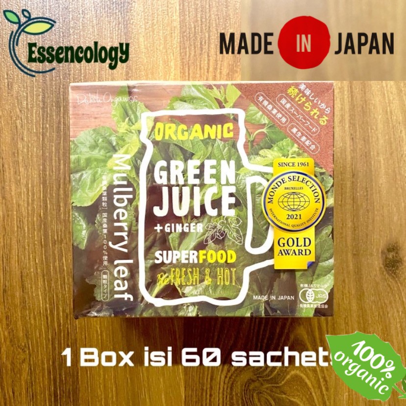 

Delish Organics Mulberry Leaf Granula Green + Ginger