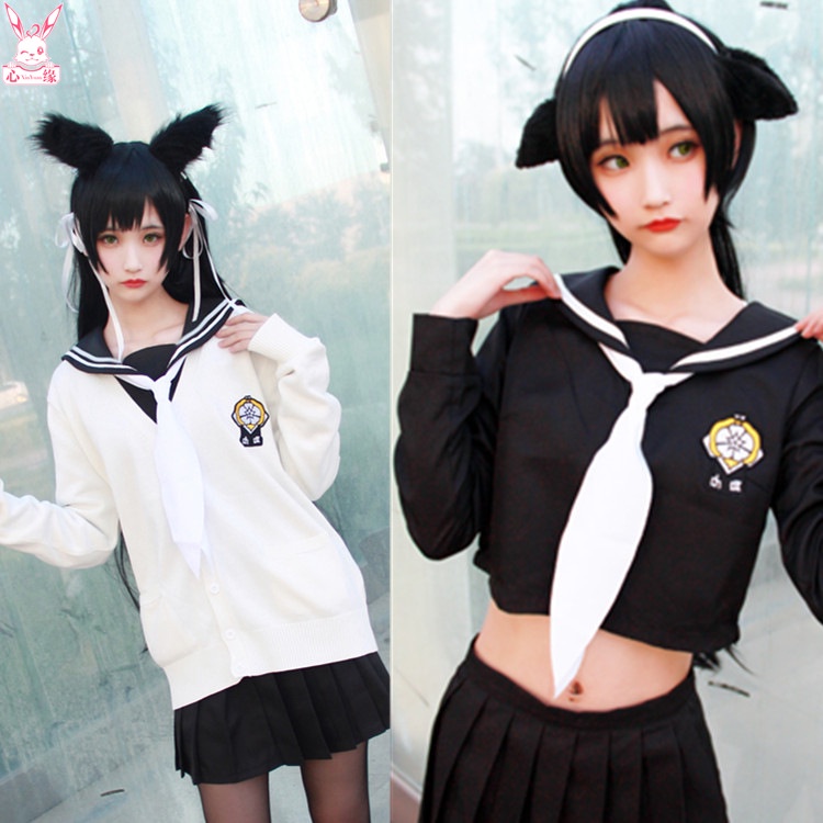 Azur Lane cosplay Takao cosplay costume and Takao wig/Atago cosplay costume and Atago wig