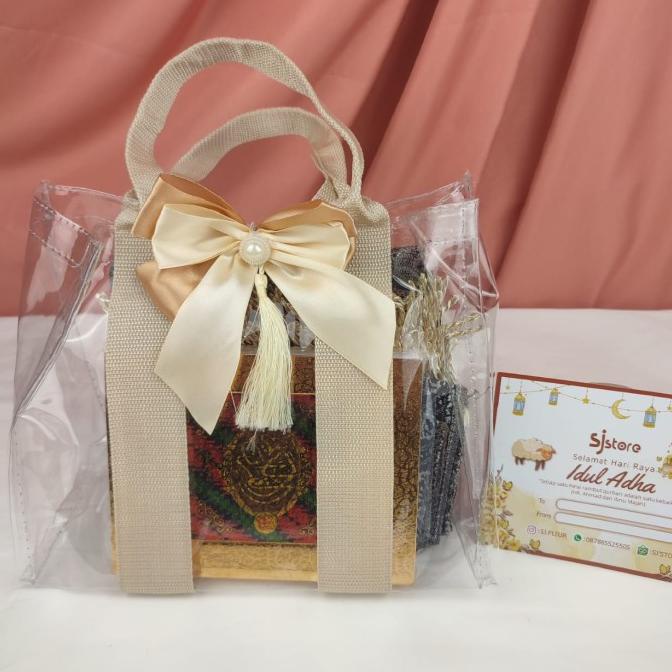 

Terlarisss - Box Paket Set Oleh Eid Idul Adha Souvenir Sajadah Hampers 004 - Langsung Kirim