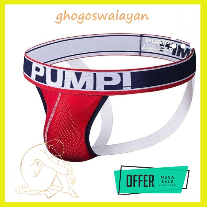 CELANA DALAM PRIA, CELANA DALAM SEXY JOCKSTRAP UNDERWEAR  SEMI TRANSPARAN POUCH, MEN CELANA DALAM SE
