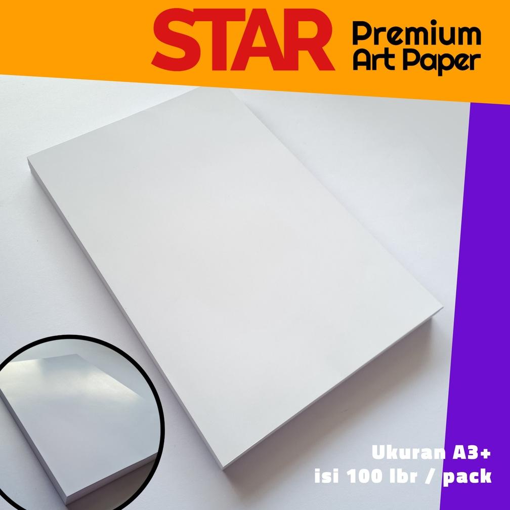 

Special Kertas Art Paper STAR A3+ (A3 Plus) isi 100 lembar 150/210/230/260 gsm !