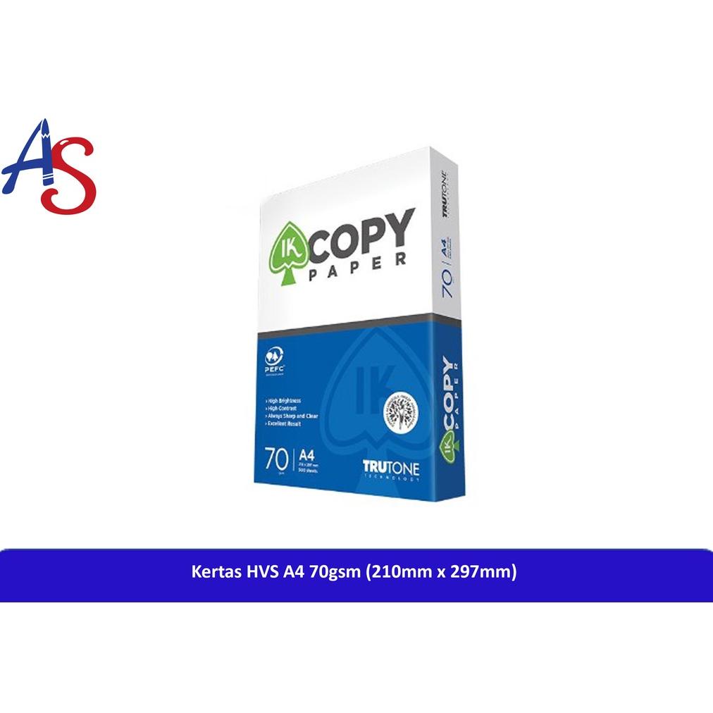 

Trendy Kertas HVS A4 IK Copy Paper 70gsm 210 x 297 mm