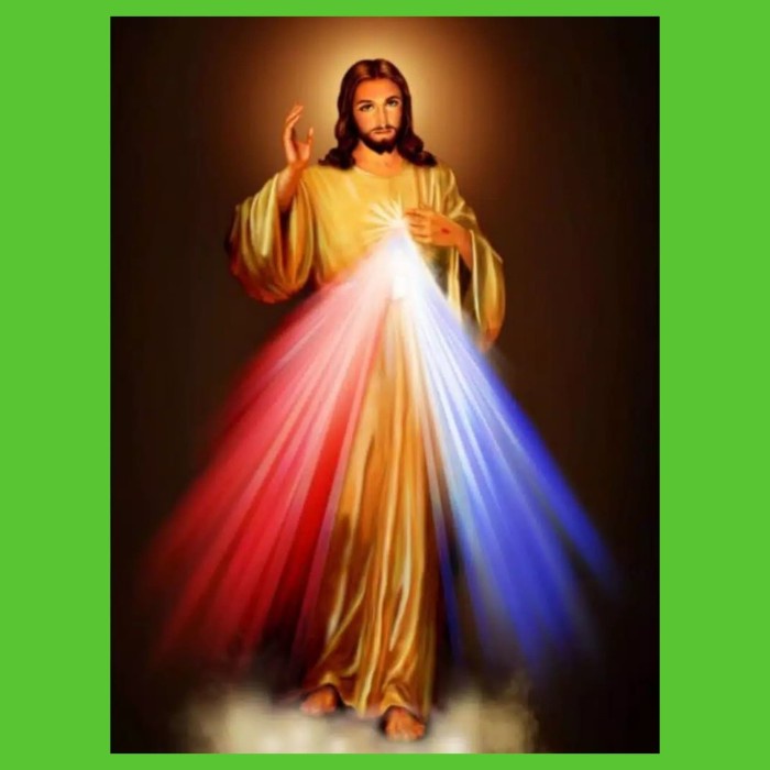 [COD] Diy Diamond Painting Full Round - Yesus Kerahiman Ilahi Limited