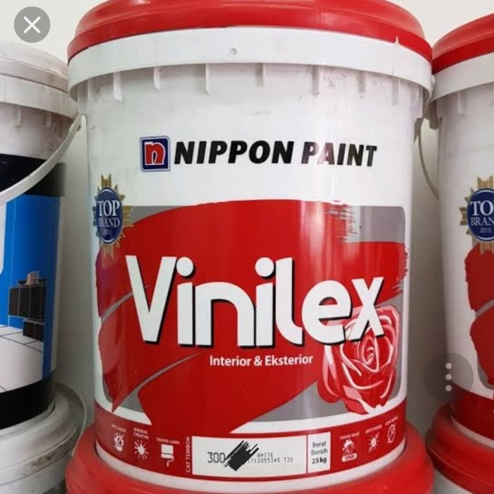 Ready Cat tembok Vinilex kembang 25kg 25 kg pail nippon paint