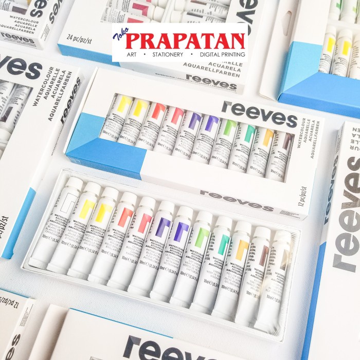 

Terlaris Cat Air Reeves / Water Color Set 12 Warna Promo Terbaru