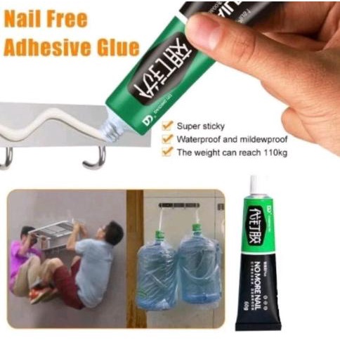 

^^^^^] Lem PENGGANTI PAKU Tembok Adhesive Glue Pengganti Skrup Perekat Super