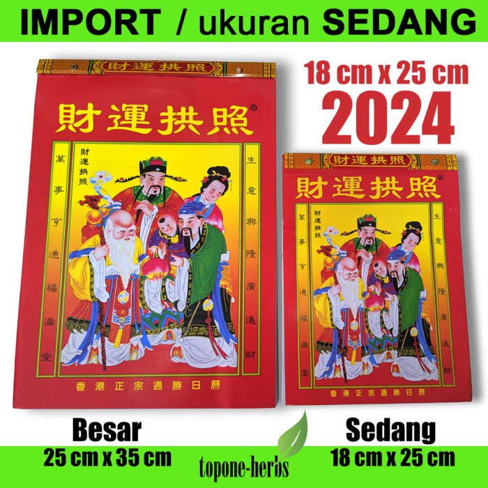 

Terlaris Kalender Harian Hongkong China Mandarin 2024 Import , Sedang Promo Terbaru