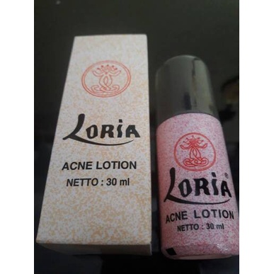 LORIA ACNE LOTION NET 30 ML OABT AMPUH UTK JERAWAT SAMPAI JERAWAT BATU