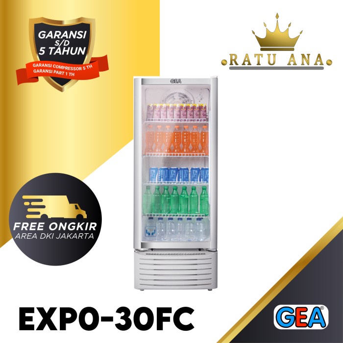 KULKAS SHOWCASE GEA EXPO 30FC PENDINGIN MINUMAN / DISPLAY COOLER ORIGINAL